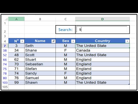 How To Create a Real-Time Search in Excel | Excel VBA