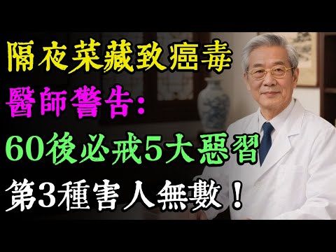 冰箱藏致命菌、剩菜變致癌毒！醫師揭：年過60必戒的5大飲食習慣，第3種害人不淺！