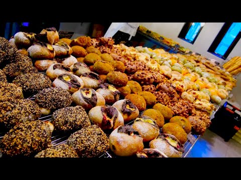 Bakers create unique breads from a large amount of carefully selected wheat