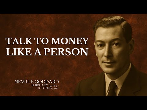 Talk To Money As If It Were a Person And It Will Follow You Everywhere ! Navill Goddard Teaching's