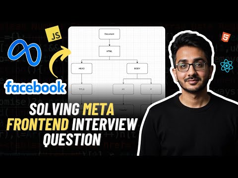 Solving Meta's Frontend Interview Question | Virtual DOM to Real DOM