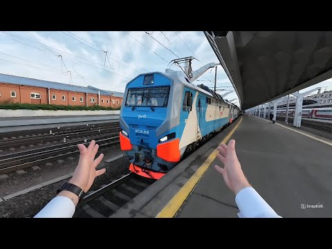 Машинист поезда 👨‍✈️ | Первый раз на ЭП2К в СМЕ — беру вас с собой!🛤️