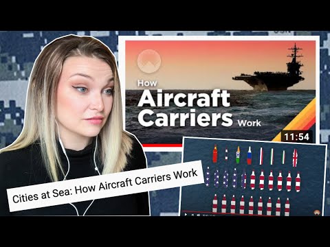 New Zealand Girl Reacts to HOW AIRCRAFT CARRIERS WORK | CITIES AT SEA