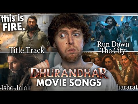 DHURANDHAR SONGS! (Title Track, Sararat, Run Down The City, Ishq Jalakar | Reaction)