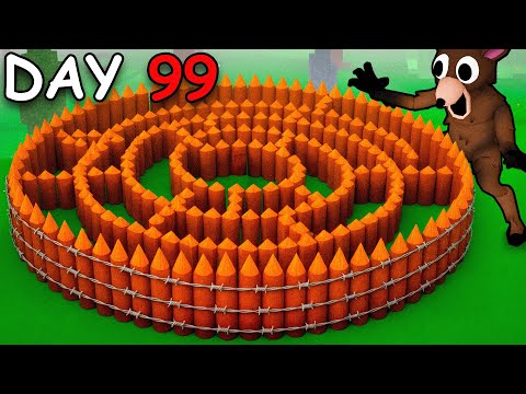 I Built a MAZE Base in 99 Nights in the Forest!