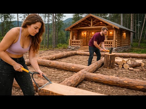 Couple Build offgrid HOUSE in 1 year | Start to finish