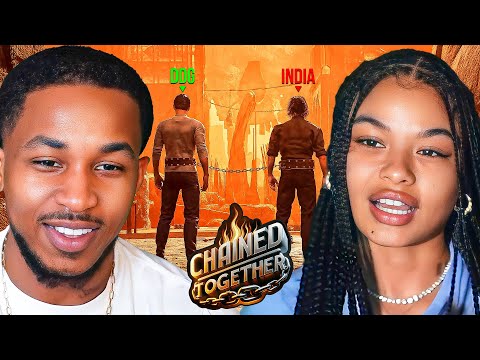 DDG & India Love Play Chained Together Until They Beat It!