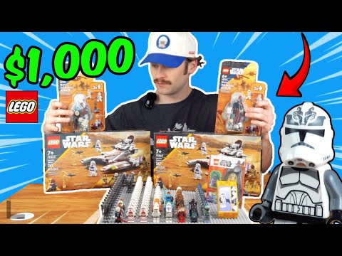 Building a $1,000 LEGO Star Wars Haul on Whatnot!
