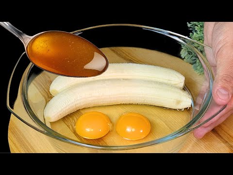 ❗️ Mischen Sie Banane mit Honig! Nur 3 Zutaten – ohne Zucker, ohne Mehl! 🍫