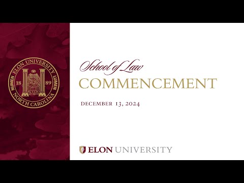 Fall 2024 School of Law Commencement