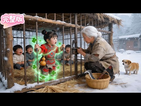 上山尋親！窮老太意外從籠中救下一個被賣的村丫頭！不料竟是下凡渡劫的錦鯉饕餮！輕輕一碰治好絕症兒子的瘸腿！空糧倉瞬間黃金萬兩！人生從此逆襲！#热门短剧 #drama #chinesedrama