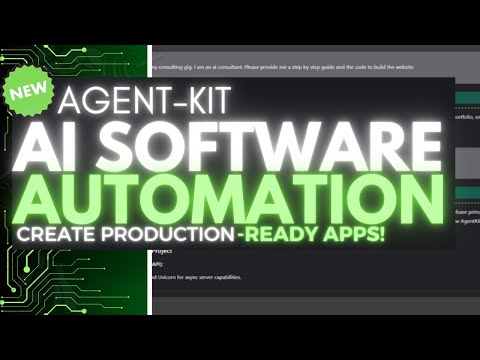 AgentKit: Create Production-Grade Software Apps with AI toolkits!