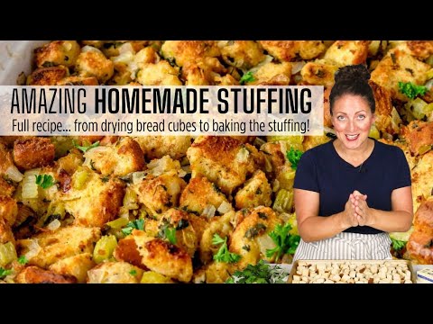 HOMEMADE STUFFING RECIPE | perfect for your Holiday table!
