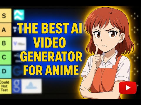 TIER LIST: The Best AI Video Generators for Anime in 2025