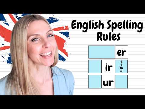 English Spelling Patterns Explained: ER, IR, UR Rules & Common Exceptions