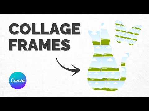 How to Make a Multi-Picture Collage Frame in Canva | Drag & Drop Photo Grid Tutorial 📸