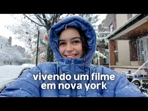 minha vida em ny: um dia na neve com cenários de filme!!! | VLOGMAS 8