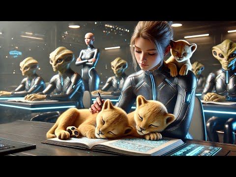 The Instructor Paused the Lesson — The Predator Cubs Were Sleeping Across a Human’s Notebook | HFY