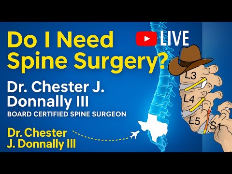 LIVE: Do I Need Spine Surgery? (Q&A)