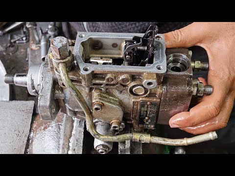 How to diesel engine starting problem solution // fuel injection pump repair