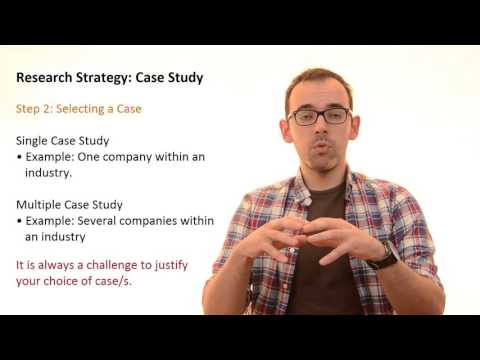 3.7 Research Strategy: Case Study