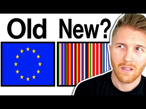 American Reacts to What the EU Flag ALMOST Looked Like 😳
