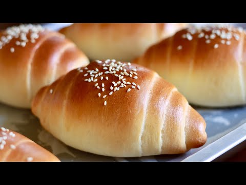 再也不用買麵包了❗️香港麵包師傅教我做的早餐麵包卷，簡單快速還好吃💯【阿栗食譜143】