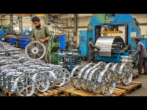 How Motorcycle Wheel Rims are Made | Complete Factory Process