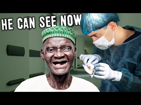 I opened the Eyes of a 94 year old Blind Man for the First Time