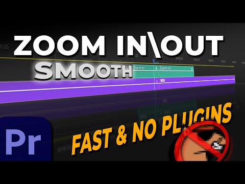 I Made smooth Zoom In/Out Transition in PremierePro WITHOUT Any Plugins
