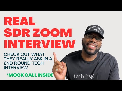 Did I Nail My Second Round Interview For THIS Remote Tech Sales SDR Role? | Zoom Call + Mock Call