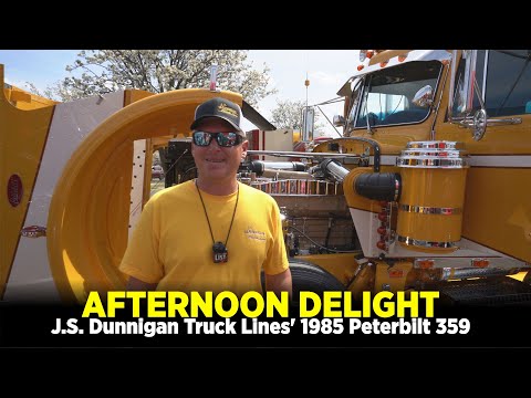 [ 4K ] J.S. Dunnigan Truck Lines' 1985 Peterbilt 359