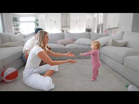 Taking Her First Steps + First Lake Day + Paddle Boarding the River