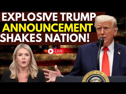 US News LIVE: Trump's Big Announcement Stuns America | Karoline Leavitt | White House | Trump Speech