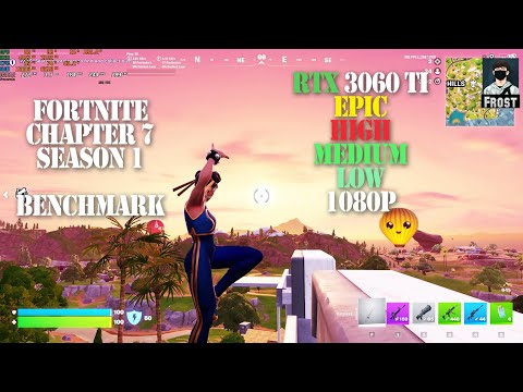 RTX 3060 Ti Fortnite Chapter 7 Season 1 Benchmark gameplay
