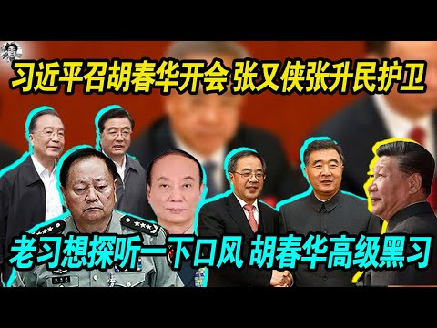 快了：习近平召胡春华开会，元老胡温不放心让 张又侠张升民护卫， 老习想探听一下口风，胡春华一句话高级黑低级红！老习大势已去了！