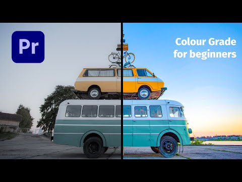How to Easily Colour Grade Your Video with Adjustment Layers In Adobe Premiere Pro CC 2024