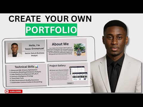 How to Build Professional Portfolio Website for FREE - No Code, No Stress!