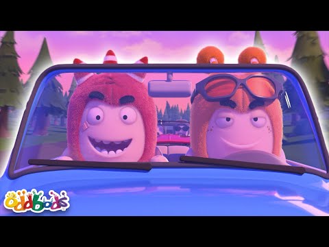 Fuse and Slick's Getaway Car 🚗 Oddbods | Cartoons For Kids | Funny Cartoon | After School Club