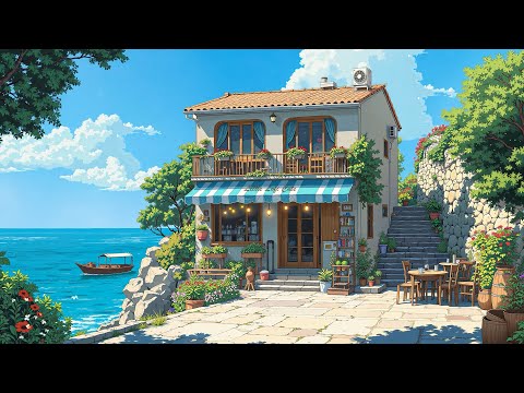 Summer Lofi Chill ☀️ Ocean Coffee for Relaxing Morning 🌊 Lofi Hip Hop / Beats to relax/chill/study