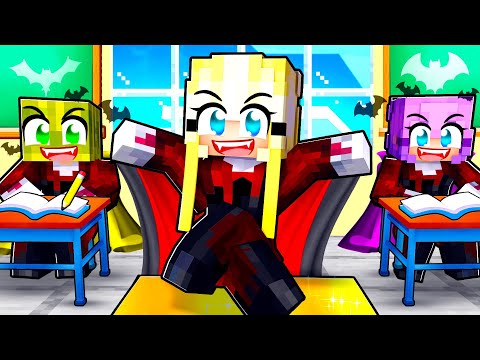Wir GEHEN zur VAMPIR SCHULE! 🌸 Minecraft