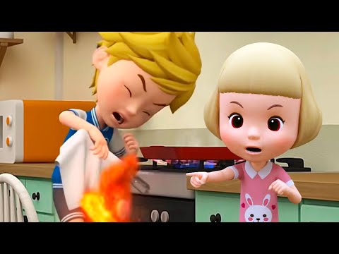 РОБОКАР ПОЛИ 🔥 Рой и пожарная безопасность 🚒 Будь внимателен на кухне! | Мультфильм для детей