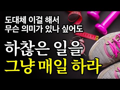 [서재 27] 운동 일 독서, 일단 해라