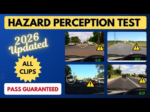 2025 REAL HPT CLIPS | Hazard Perception Test Australia #hazardperceptiontest