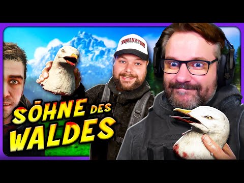 Gronkh & Tobinator gegen die Natur (und Kelvin) 🌲 Best Of Sons Of The Forest S2 #01