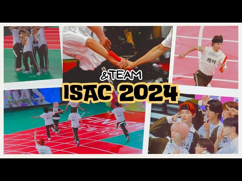 &TEAM (앤팀) at ISAC (아육대) 2024 - Hyung Line 400m Relay Race win + YuMaki Reaction [Fancams]