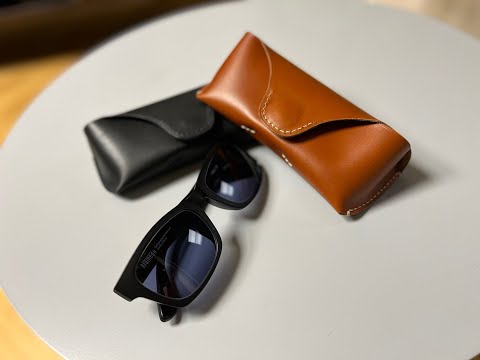가죽 안경 케이스 만들기/Making a Glasses case