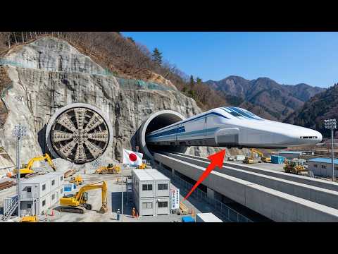 How Japan is Building a $72B Train that Flies Through a Mountain