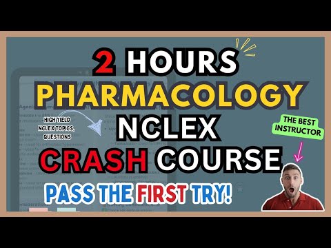 2-Hour NCLEX Pharmacology Ultimate Course | All-in-One Review + High Yield Must Know Medications