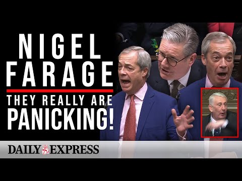 Nigel Farage faces CHAOS in heated clash with Starmer